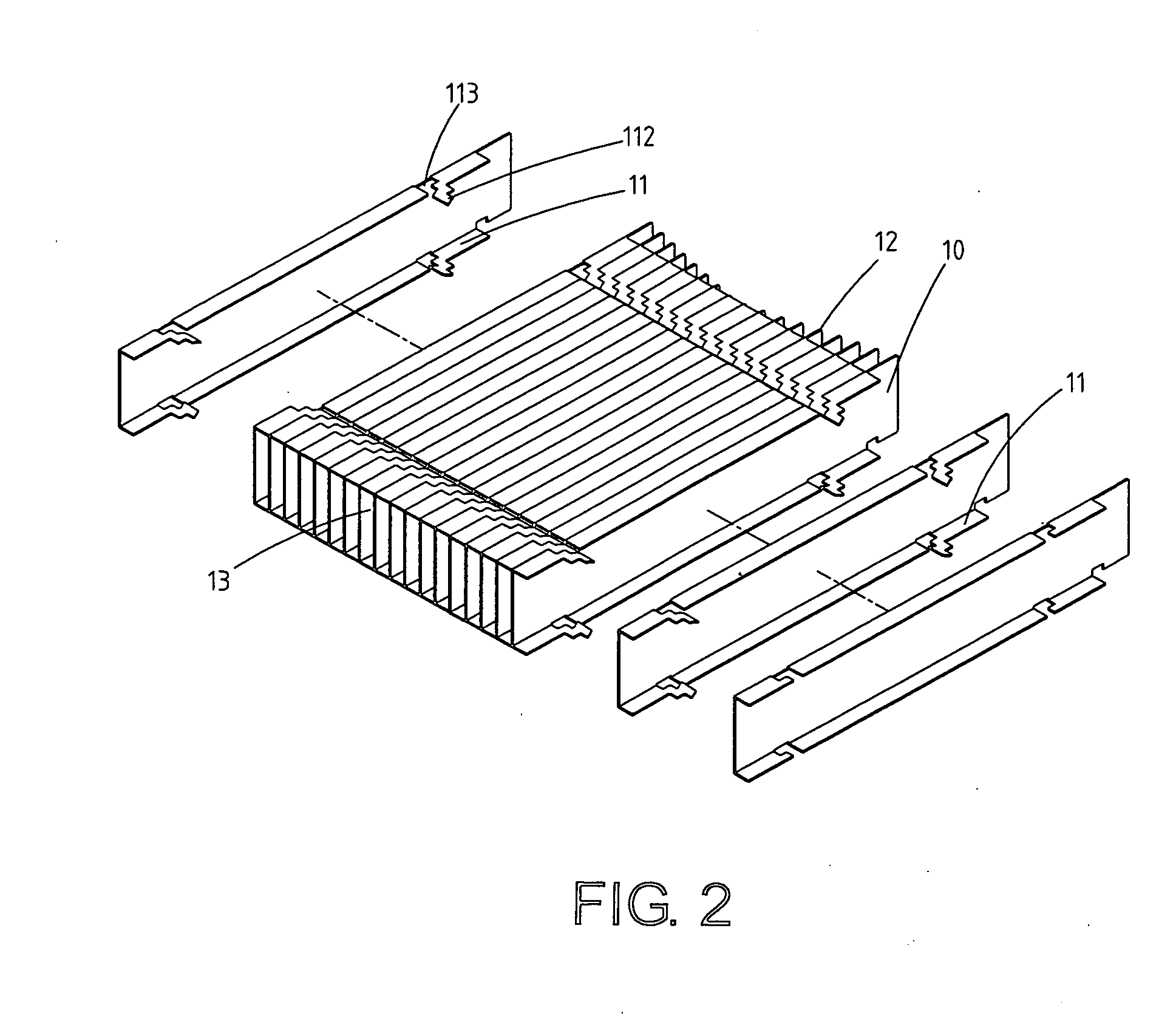 Multidirectional heat dissipating structure