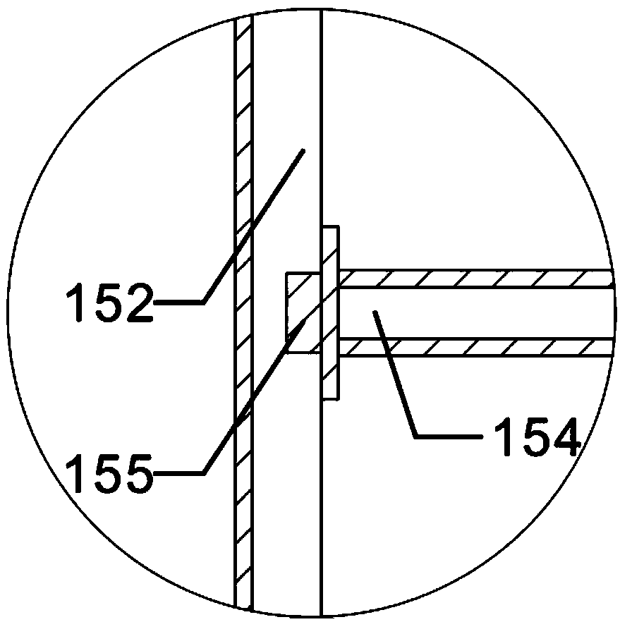 Self-moving type recycled block body discharging, mixing and vibrating device