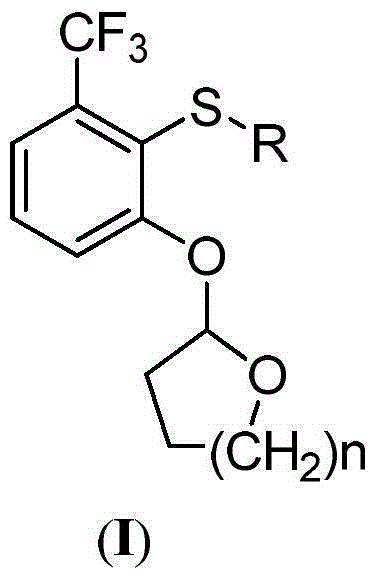 2-phenoxyl tetrahydrofuran (tetrahydropyrane) derivatives and application thereof in synthesis of penoxsulam