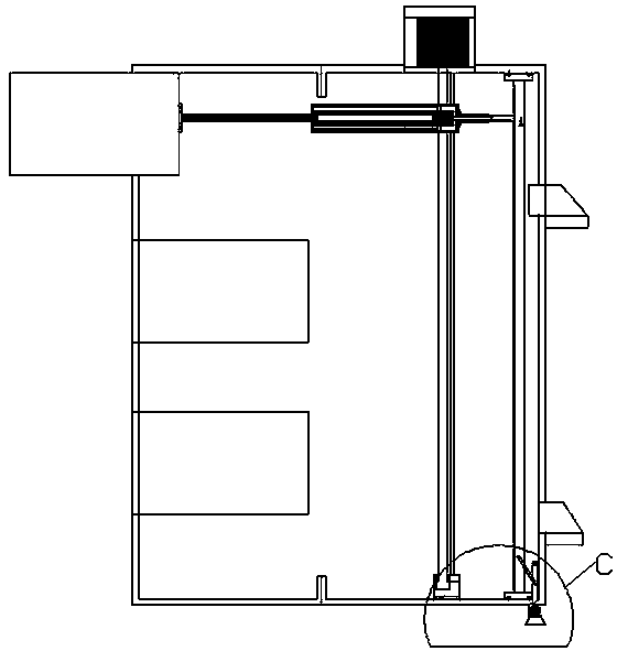 Drawer type electric control cabinet assembly with dust removal and heat dissipation functions