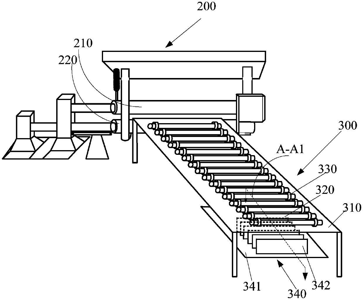 Rolling device and rolling method for target material