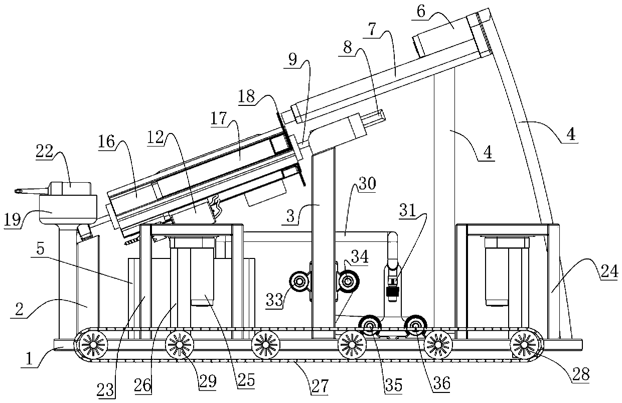 Automatic trunk injection vehicle