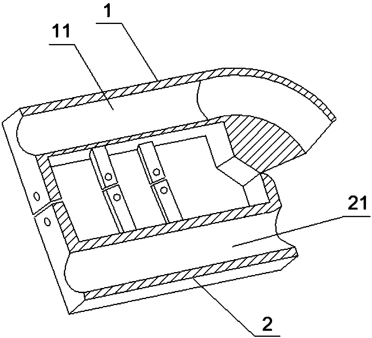 Fire hose pavement protecting device and mounting method thereof