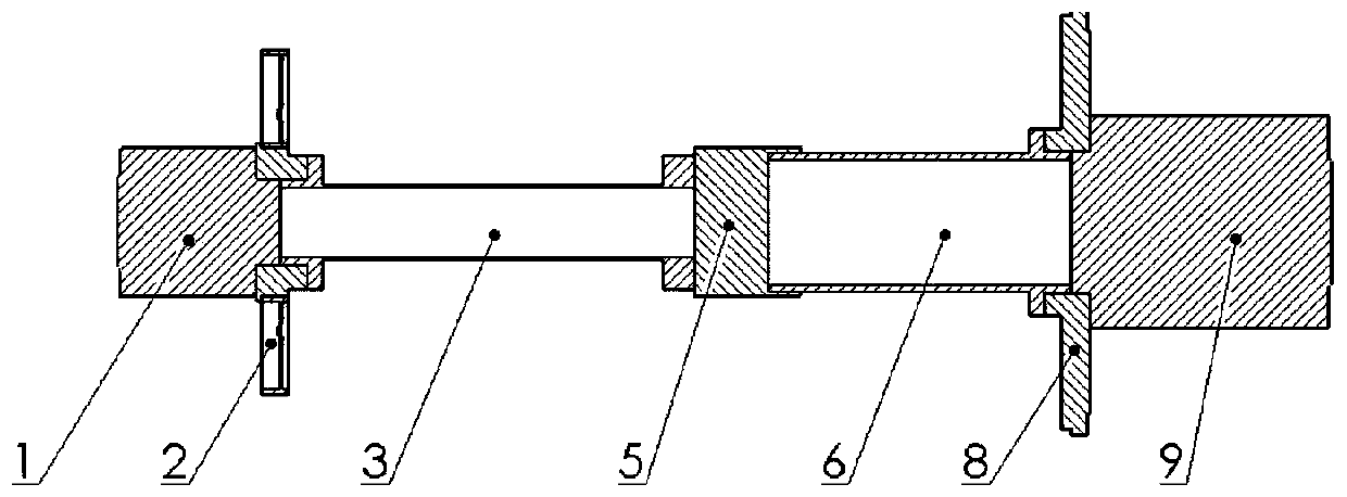 Stress-resistant linear pulse tube refrigerator and Dewar coupling structure