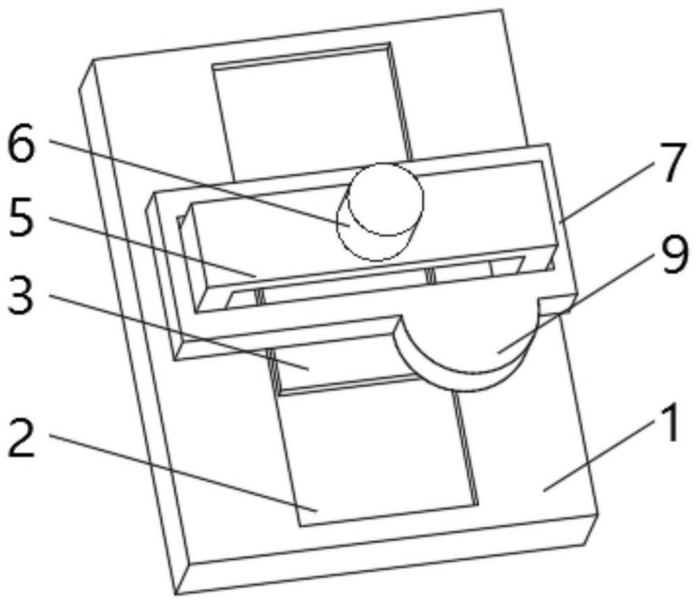 Metal material laser cutting device