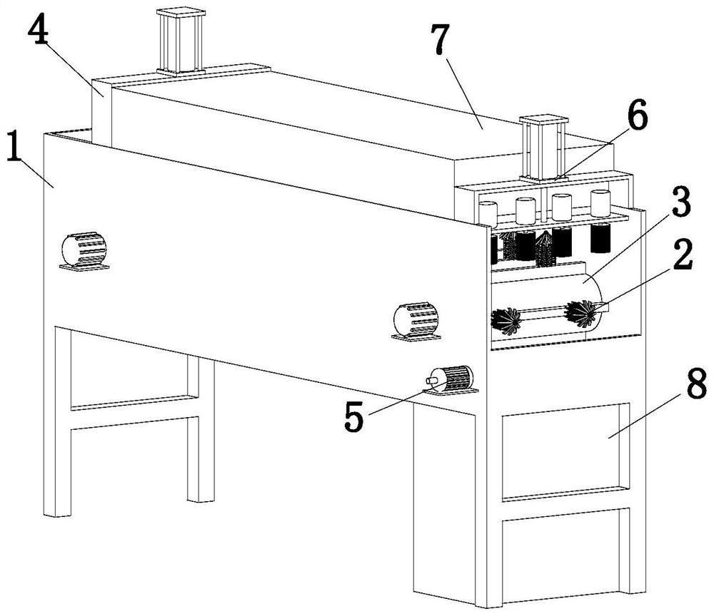 Valve cleaning device for valve production