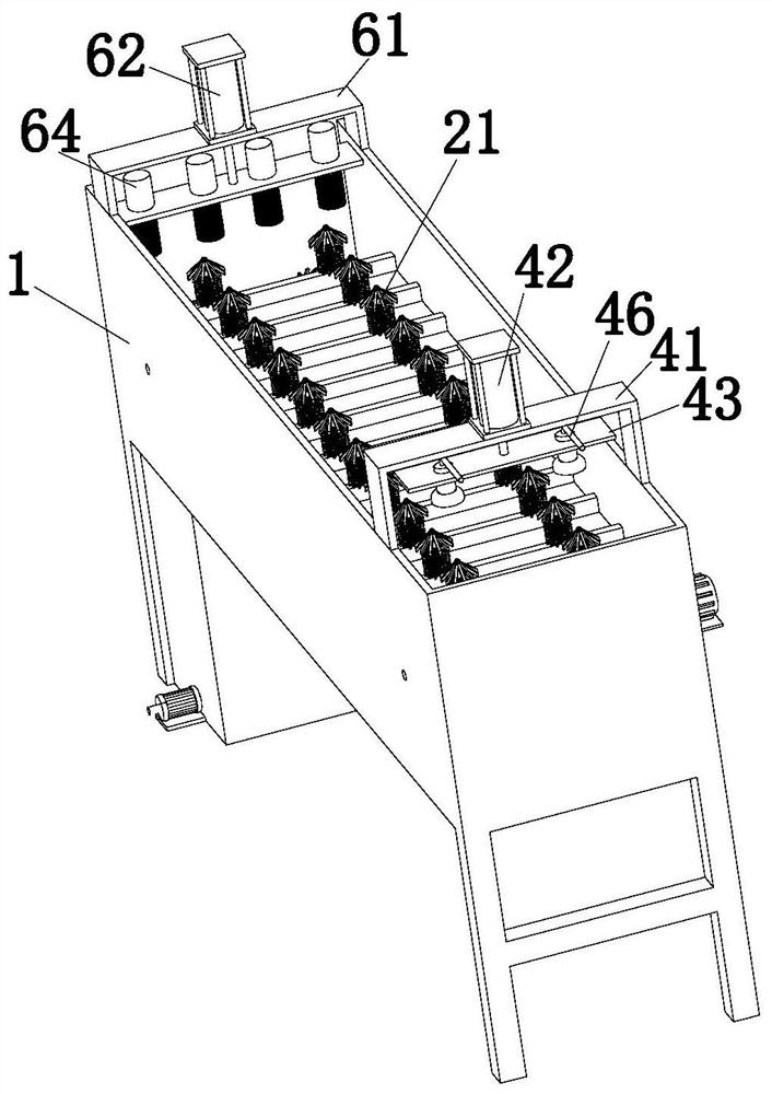 Valve cleaning device for valve production