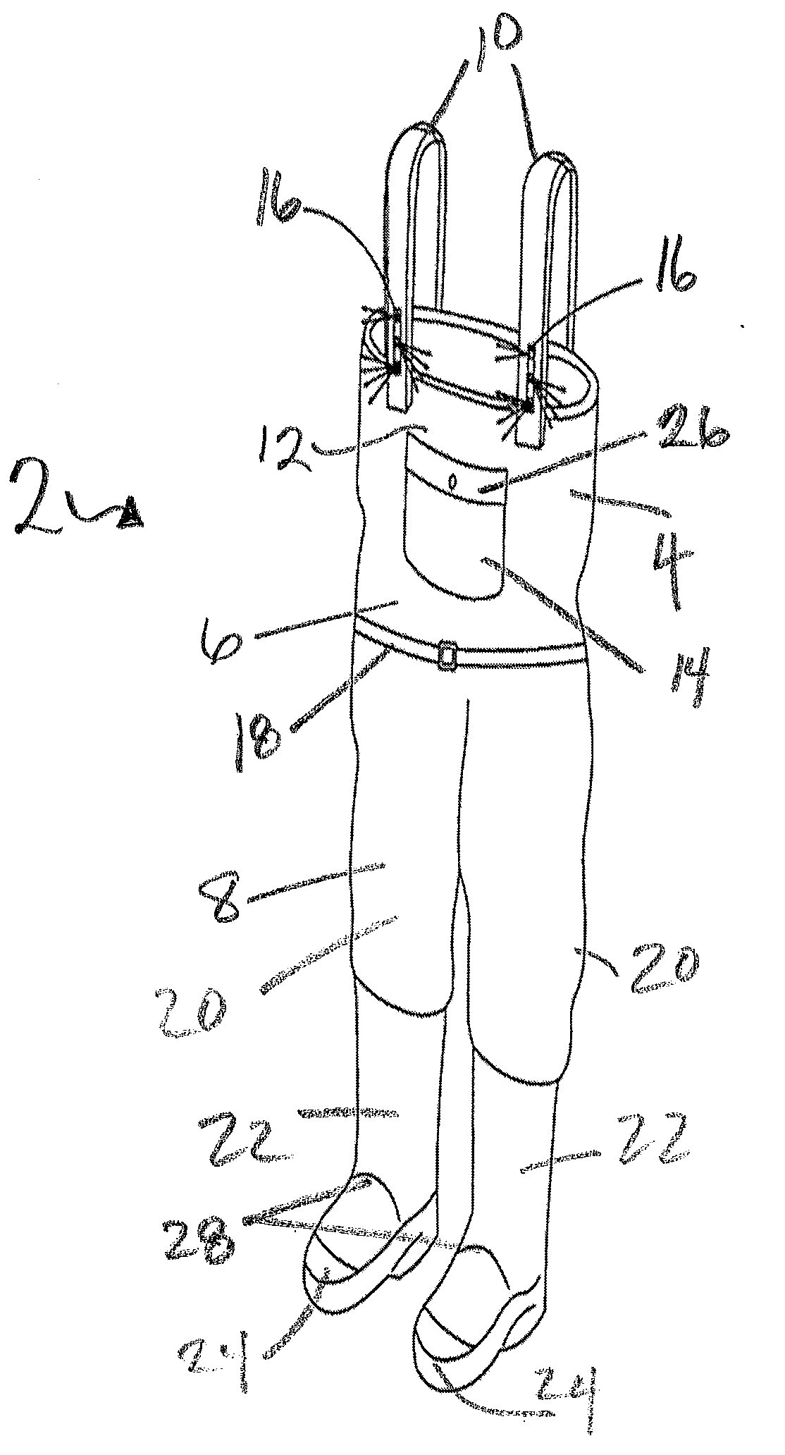 Chest Waders with Lighting Feature