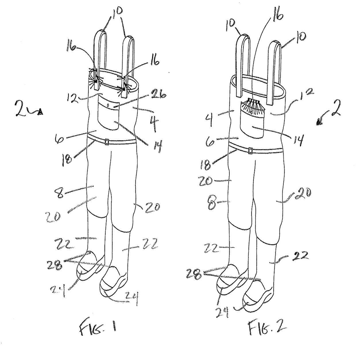 Chest Waders with Lighting Feature