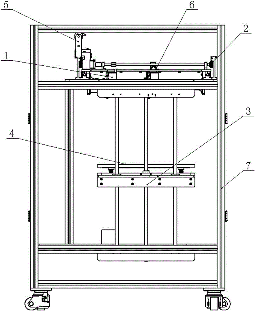 Multi-spray-head 3D printer and cooperative printing method thereof