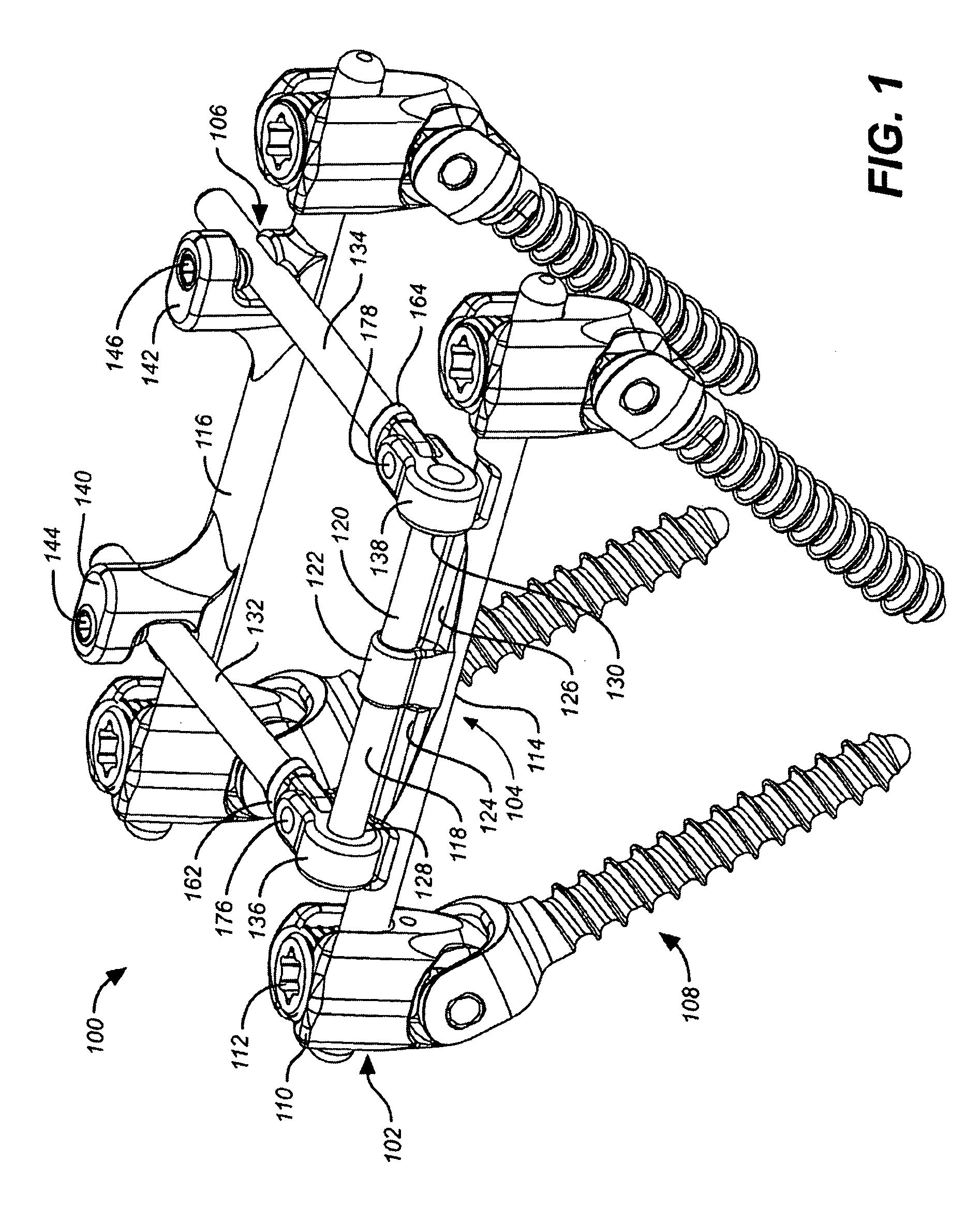 Deflection rod system for use with a vertebral fusion implant for dynamic stabilization and motion preservation spinal implantation system and method