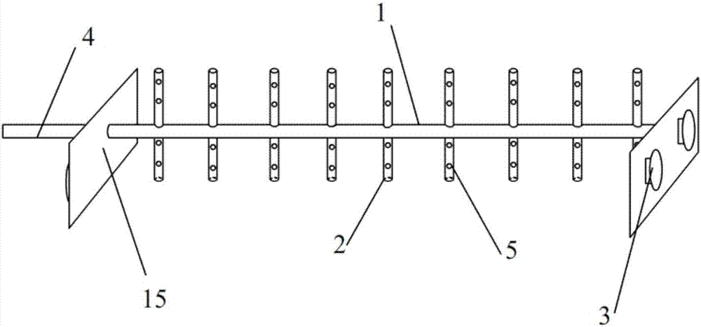 Fish keeping device for increasing flowability of water in square fish tank