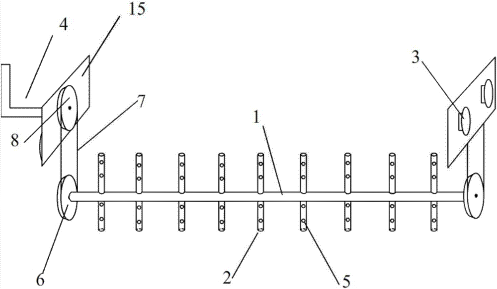 Fish keeping device for increasing flowability of water in square fish tank