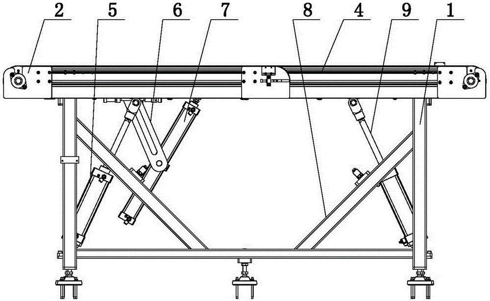 Automatic face changing device