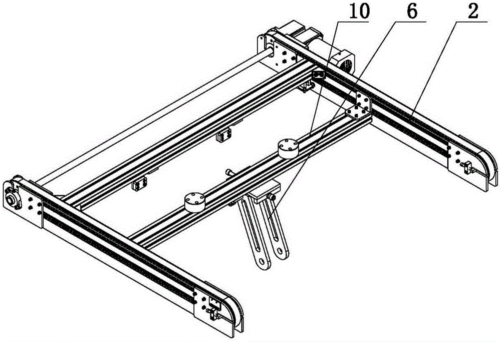 Automatic face changing device