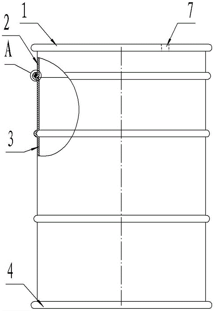 Gum Rosin Packaging Barrel