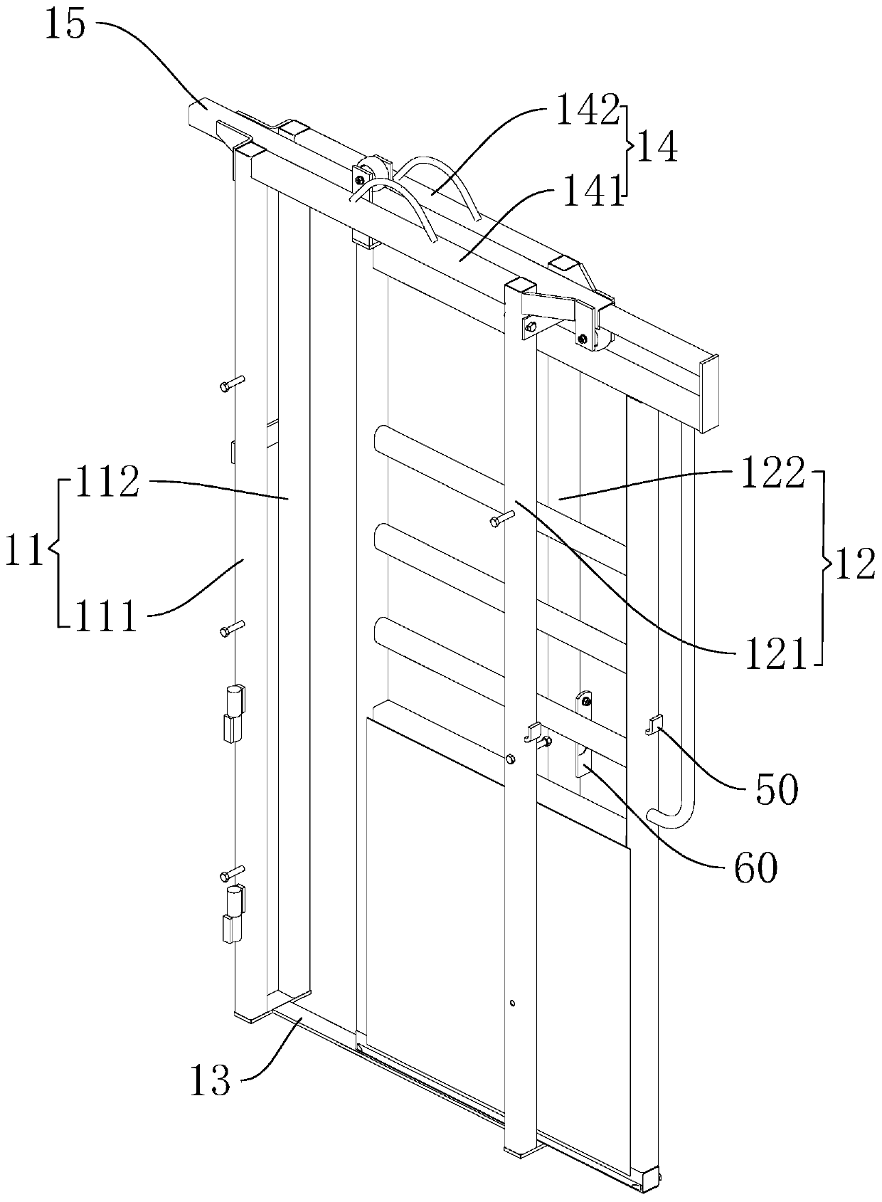 Cattle hoof trimming and testing method and whole body fixing device for cattle hoof trimming and testing