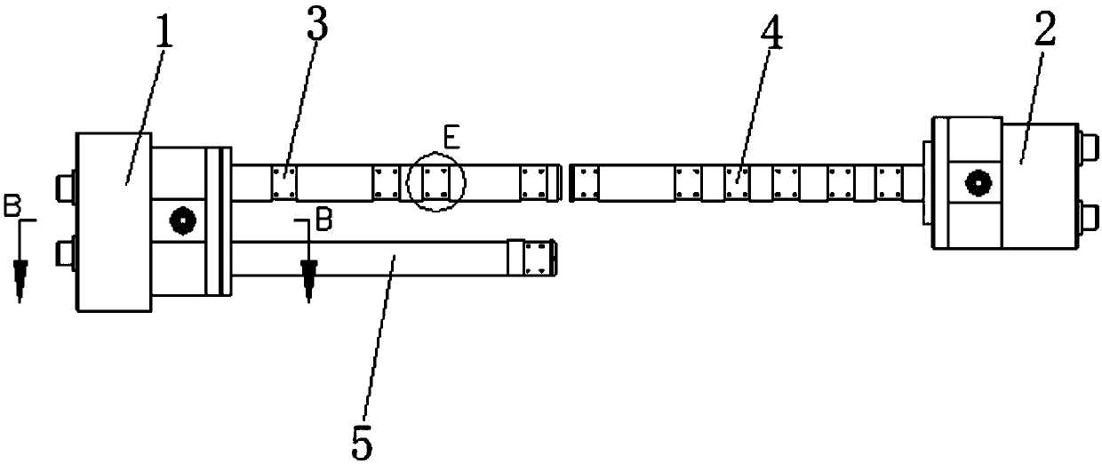 Electrolytic deburring device of air cylinder body