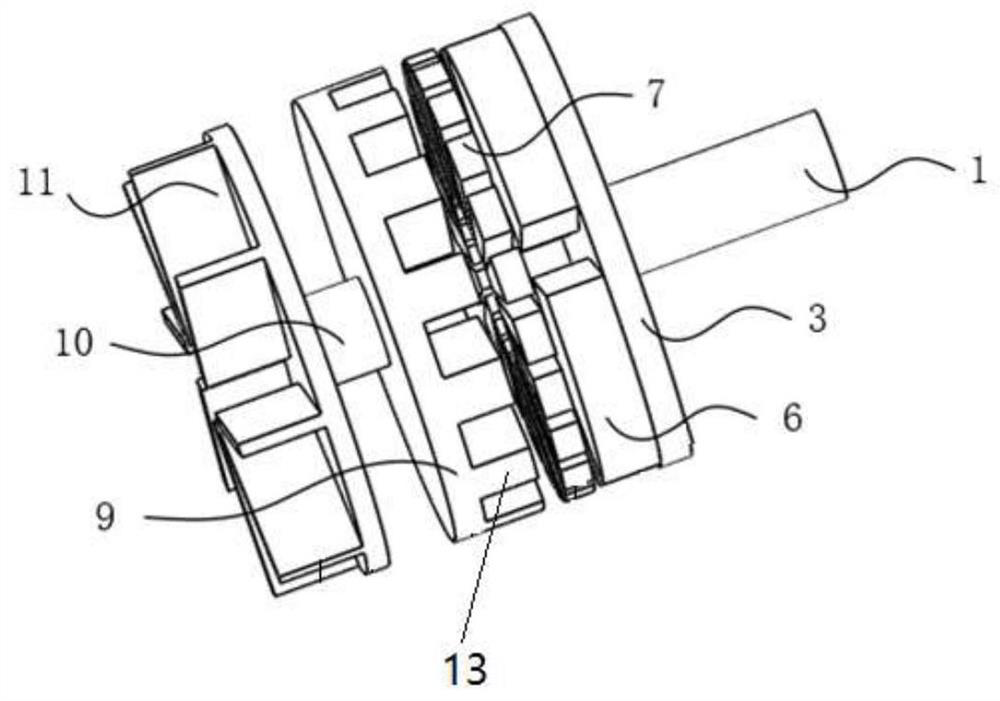 A magnetic pump with adjustable magnetic field