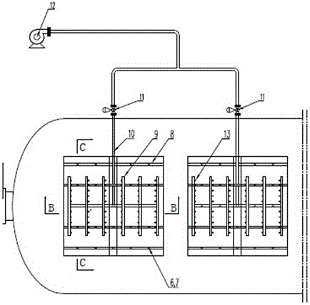 Automatic sand flushing device for upper electric field water discs