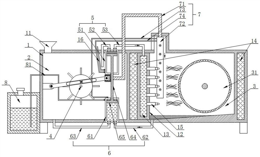 Production device of nanofiber yarn