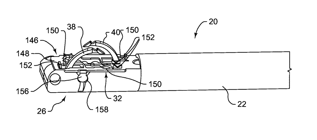 Laparoscopic suture device with stripper plate