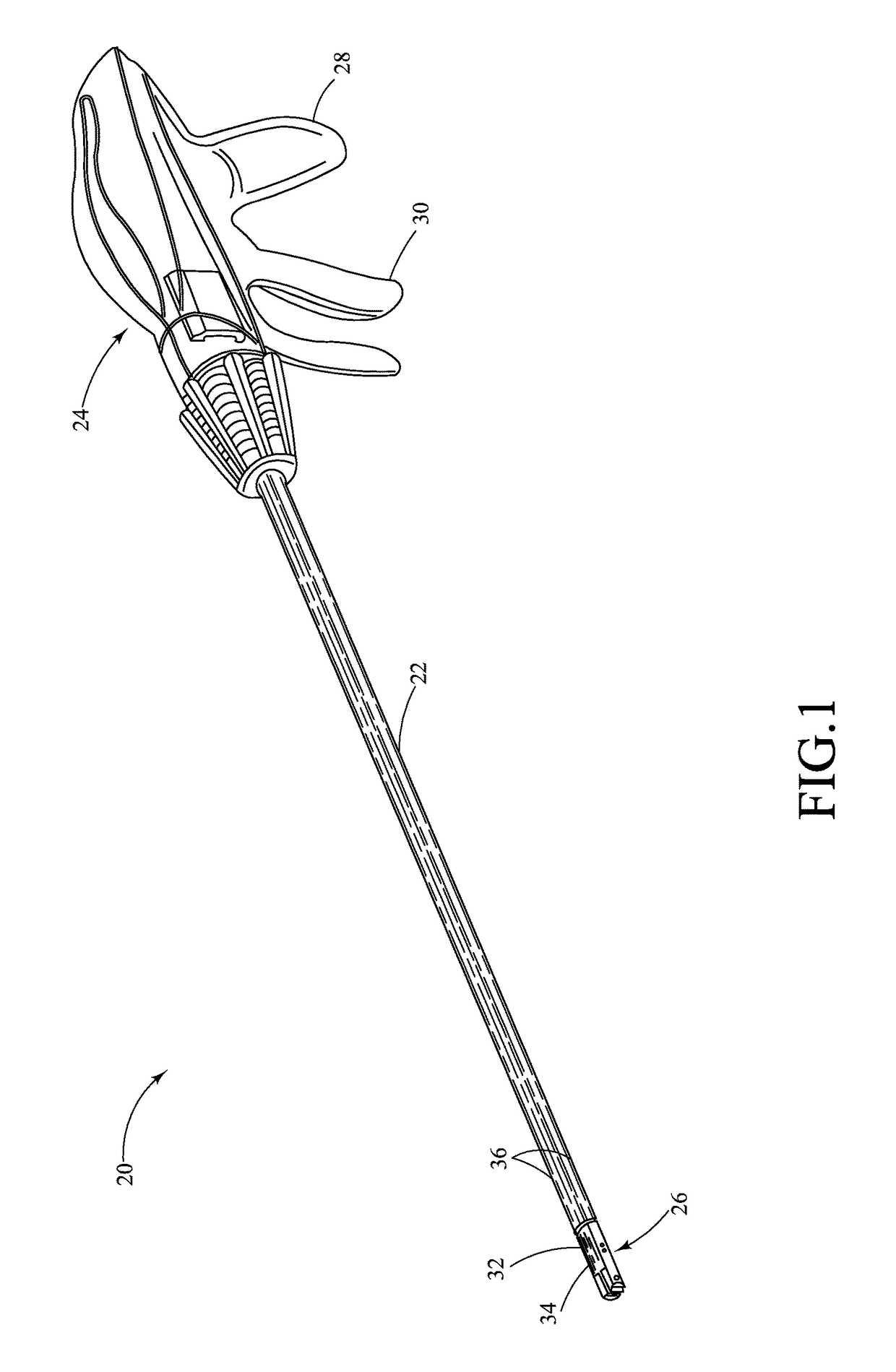 Laparoscopic suture device with stripper plate