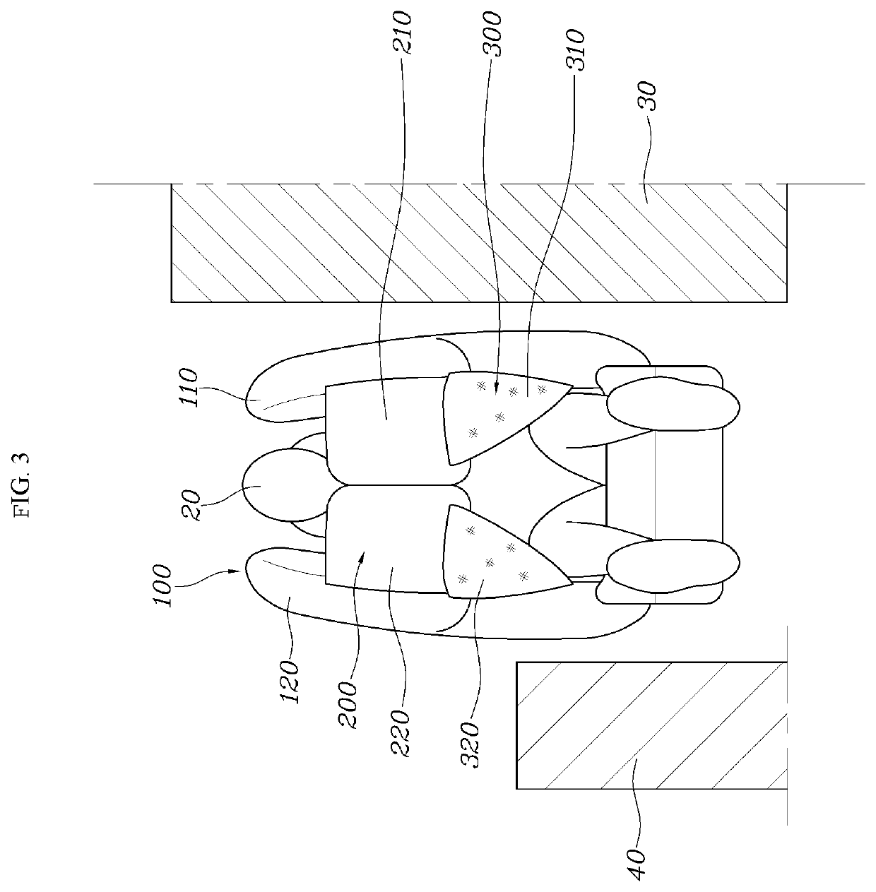 Seat airbag for vehicle