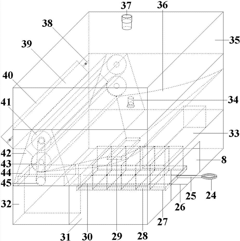 Field corn stalk in-situ silage quantitative-block processing and production device