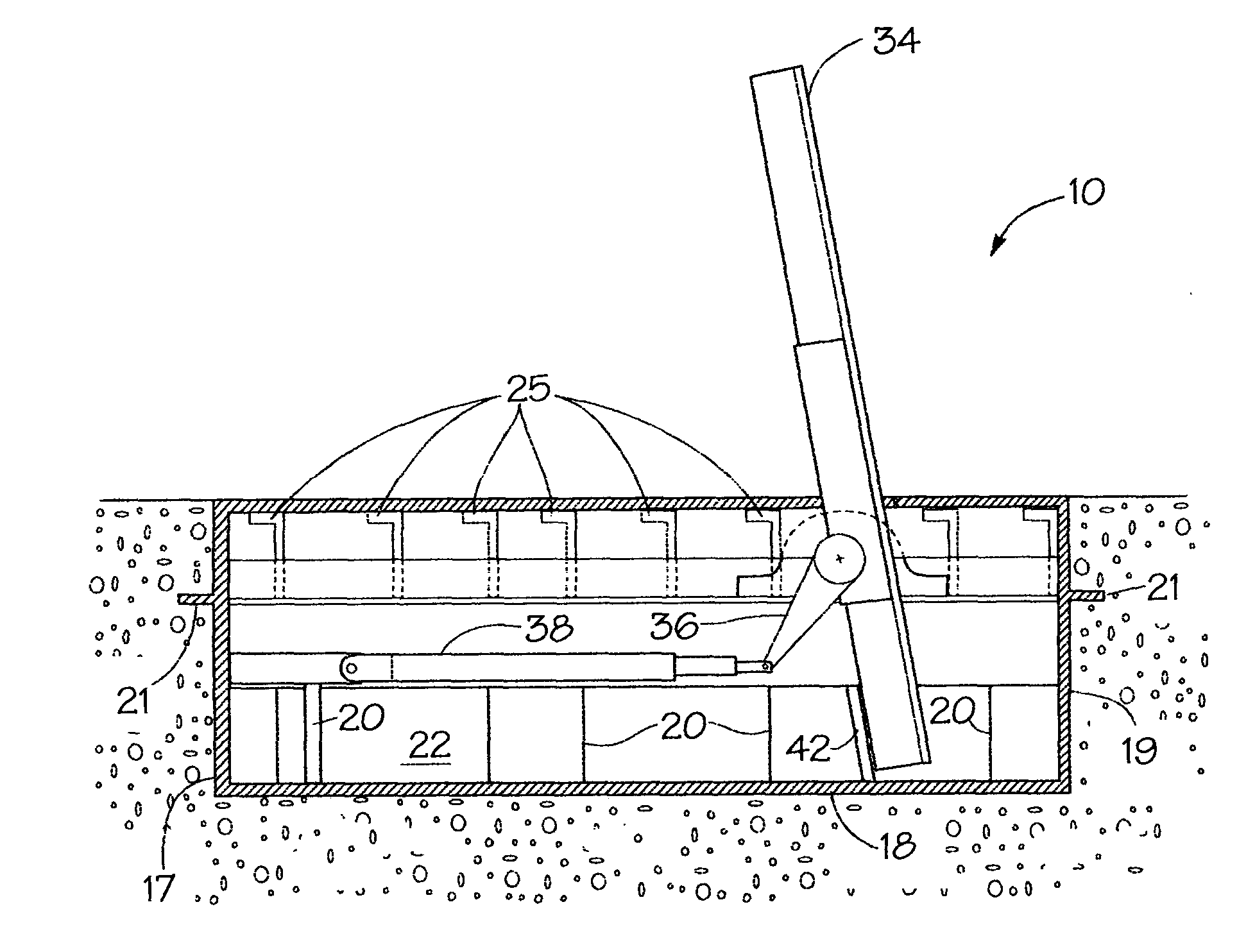 Automatic self contained collapsible traffic barrier bollard system and method of installation