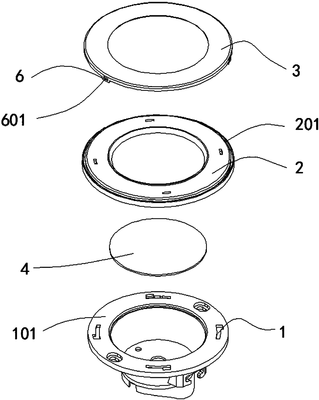 LED downlight with good insulation