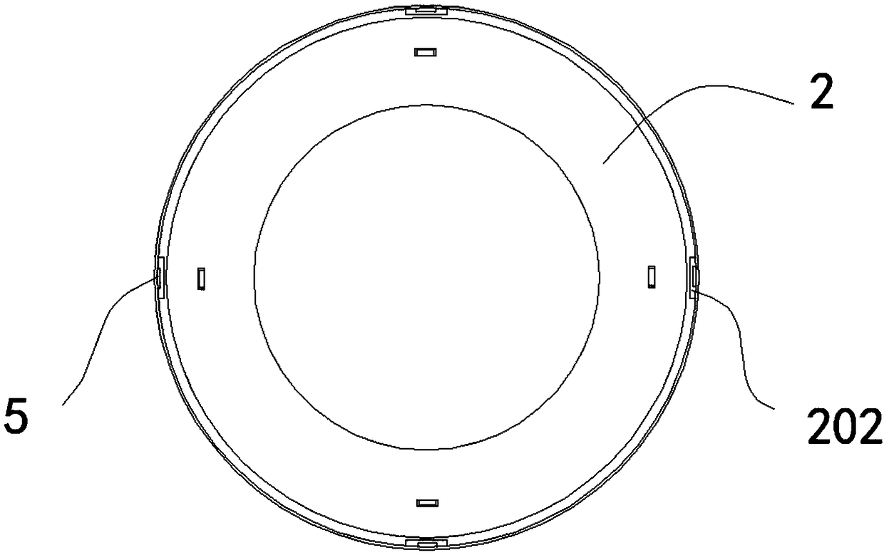 LED downlight with good insulation