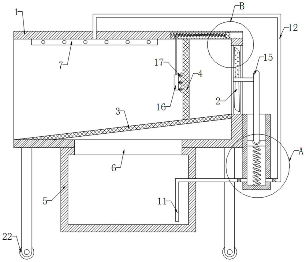 Engineering environment-friendly dust removal device