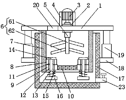 Soybean cleaning device with convenience in soybean taking