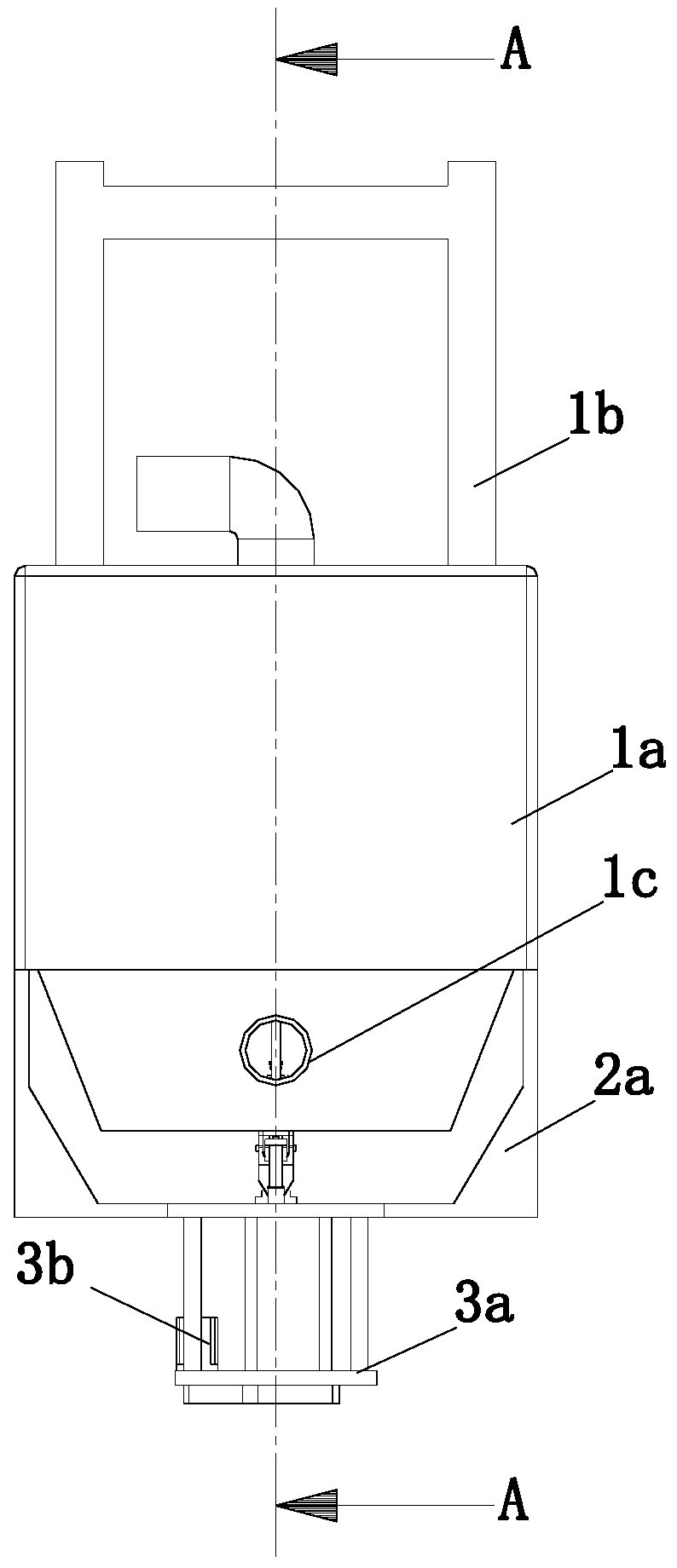 A construction mortar mixer