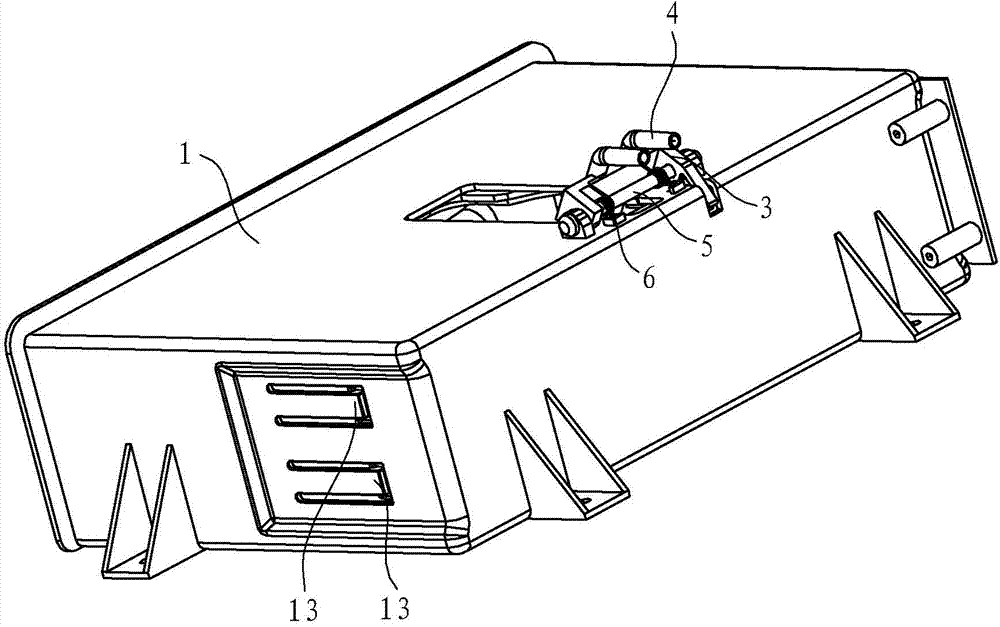 Water tank structure of electric steam box