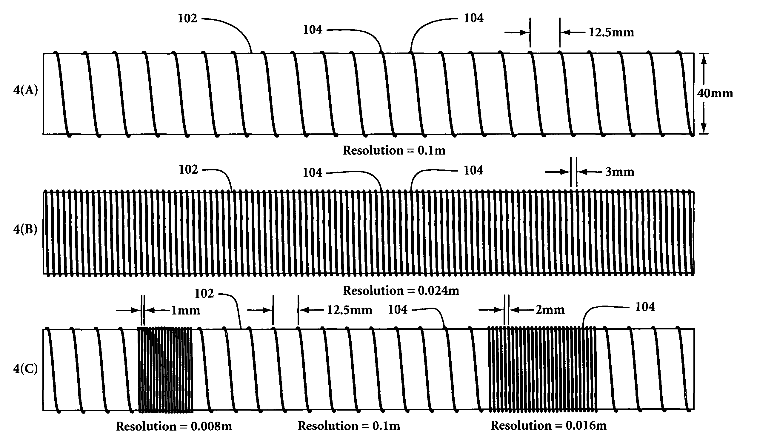 High spatial resolution fiber optic temperature sensor