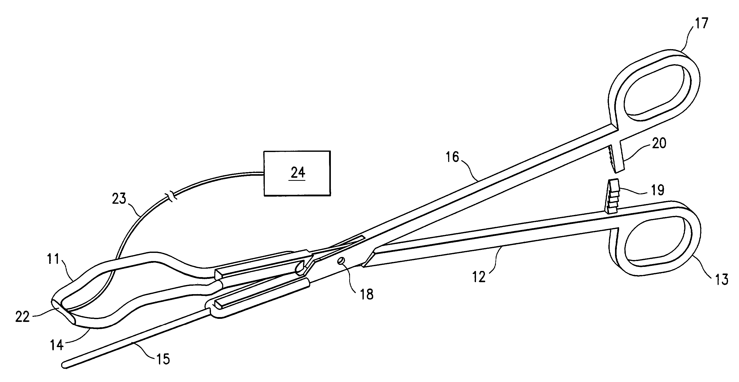 Uterine artery occlusion clamp