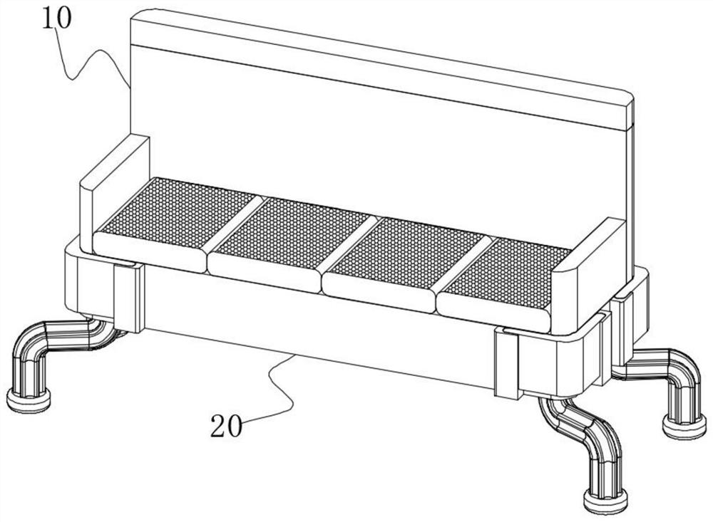 An environmentally friendly sofa with air permeability and anti-mite