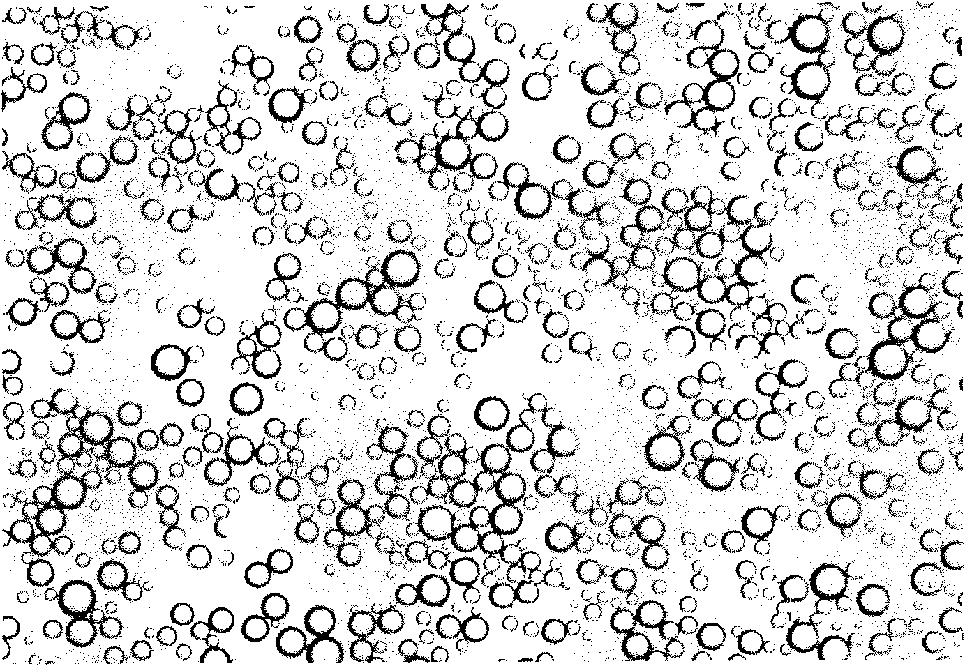 Novel PLGA-PEG-PLGA multipolymer microbubble ultrasound contrast agent and preparation method thereof