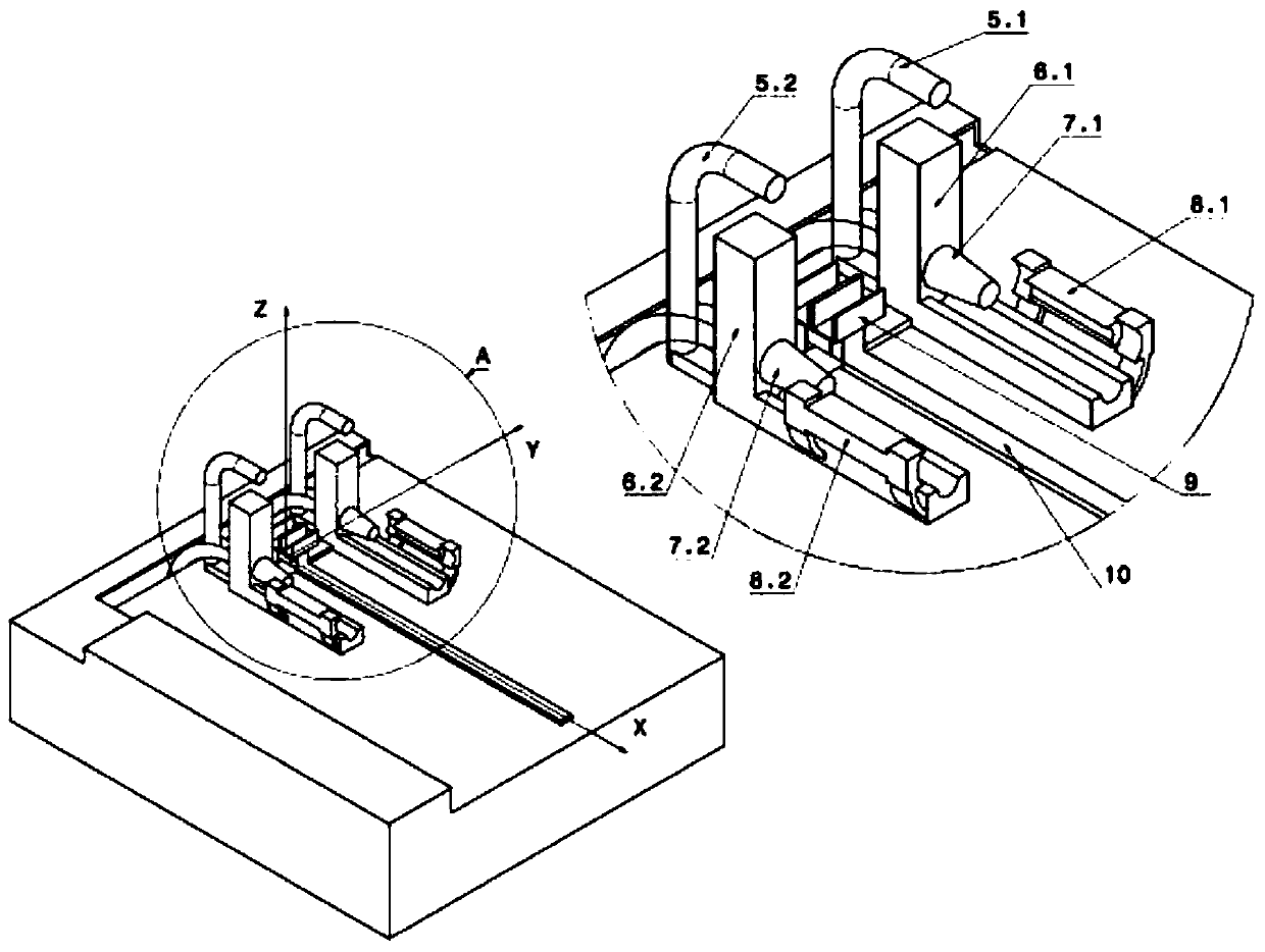 Space fabrication mechanism for towing sails of different sizes for space debris removal