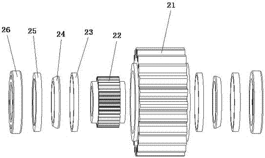 Gear and rack transmission mechanism suitable for circular motion