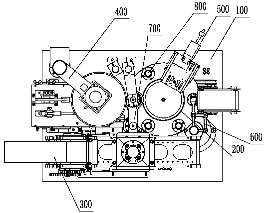 A compact filling food forming machine