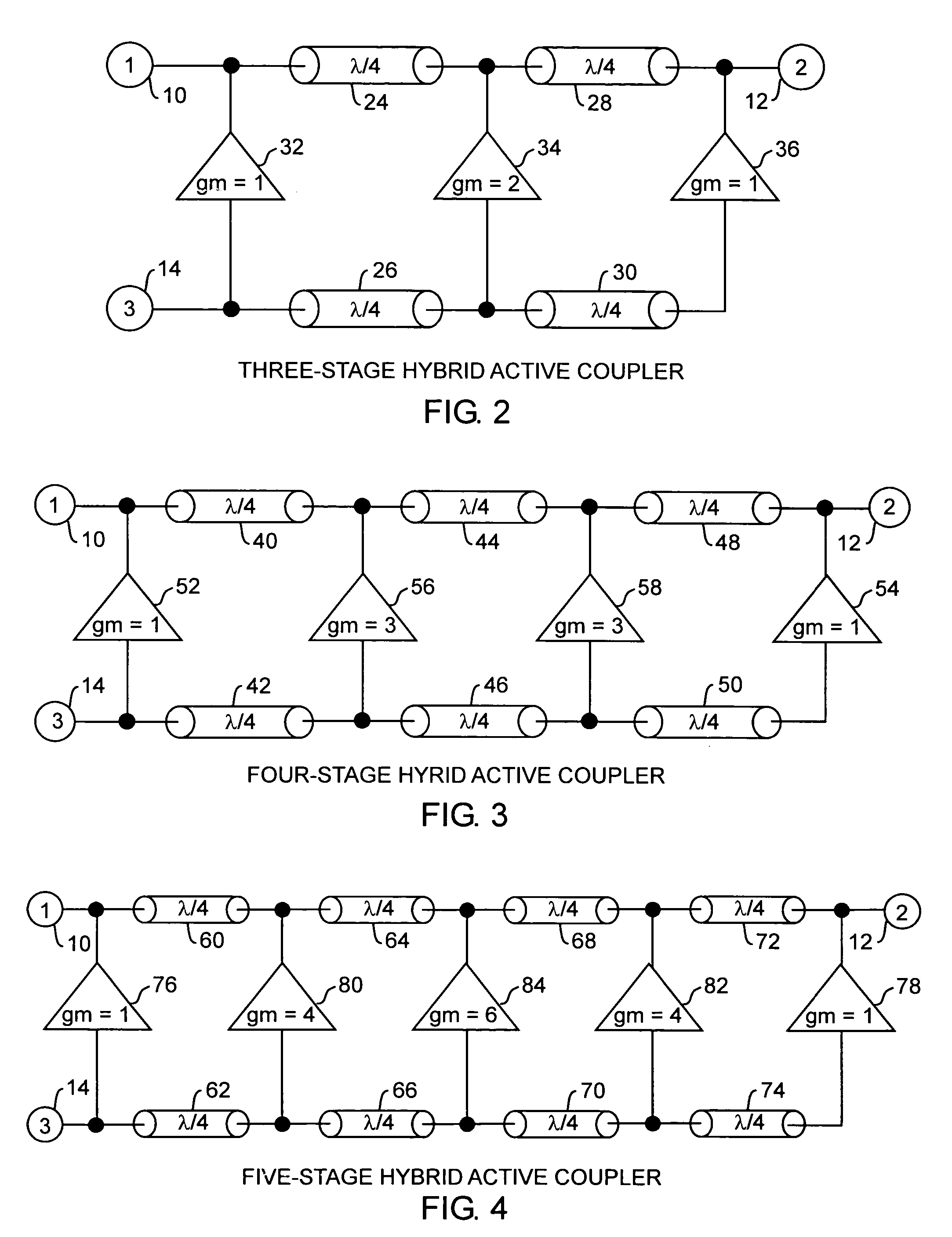 Hybrid active combiner and circulator