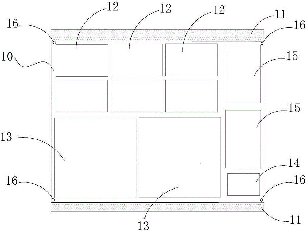 Electrical performance testing method for multi-material number spliced board