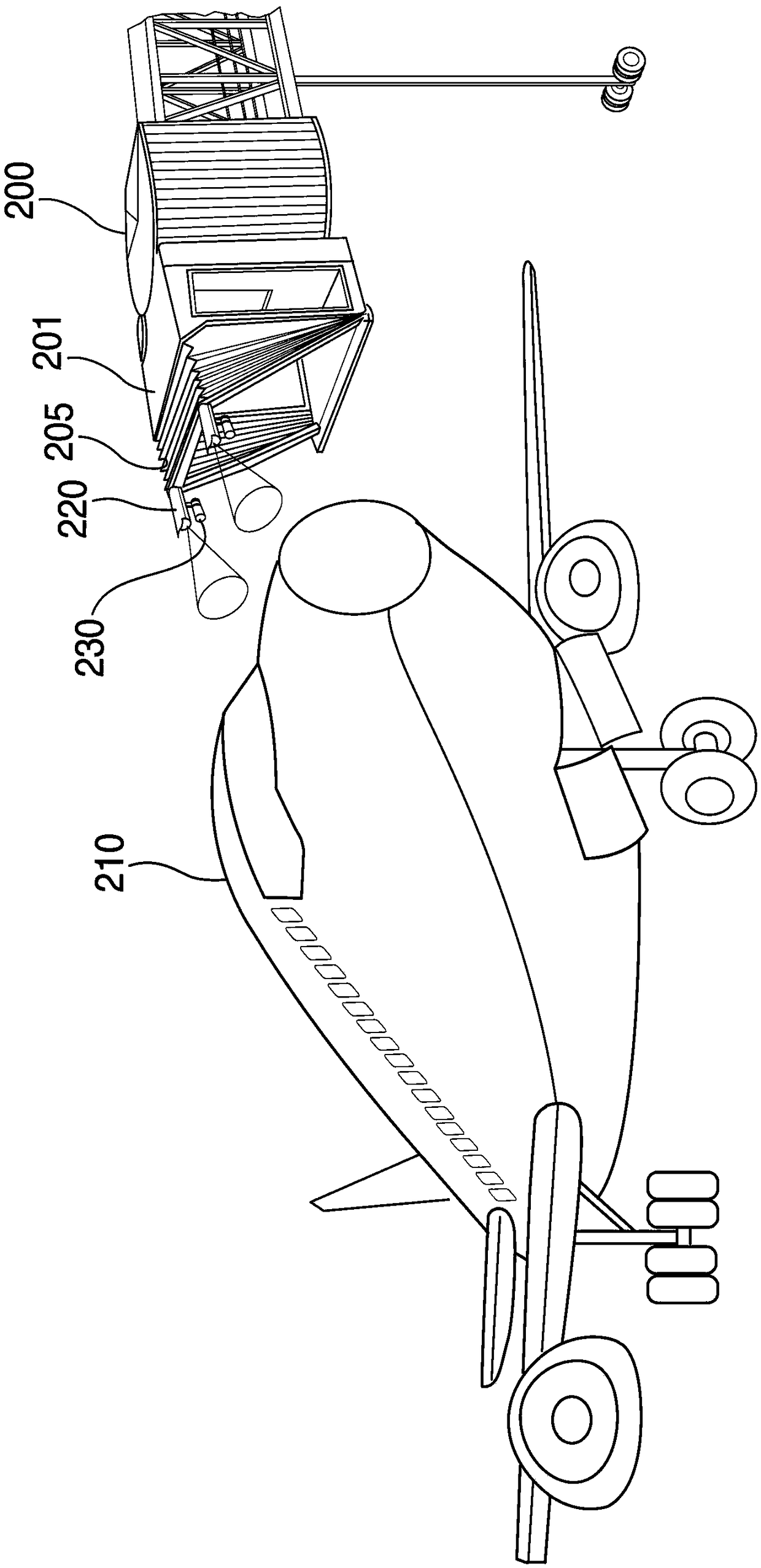 System and method for automated deployment of a passenger boarding bridge