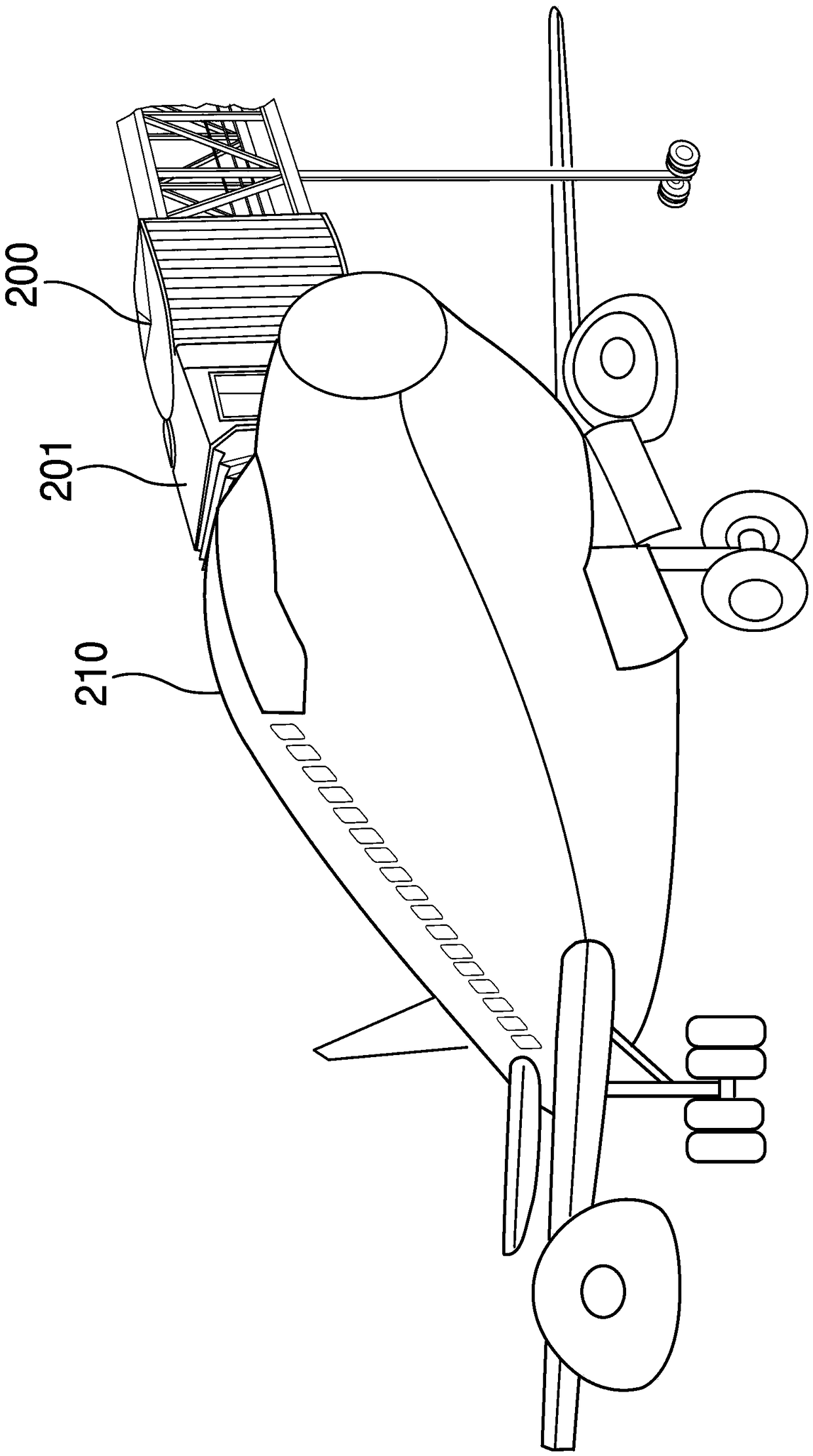 System and method for automated deployment of a passenger boarding bridge