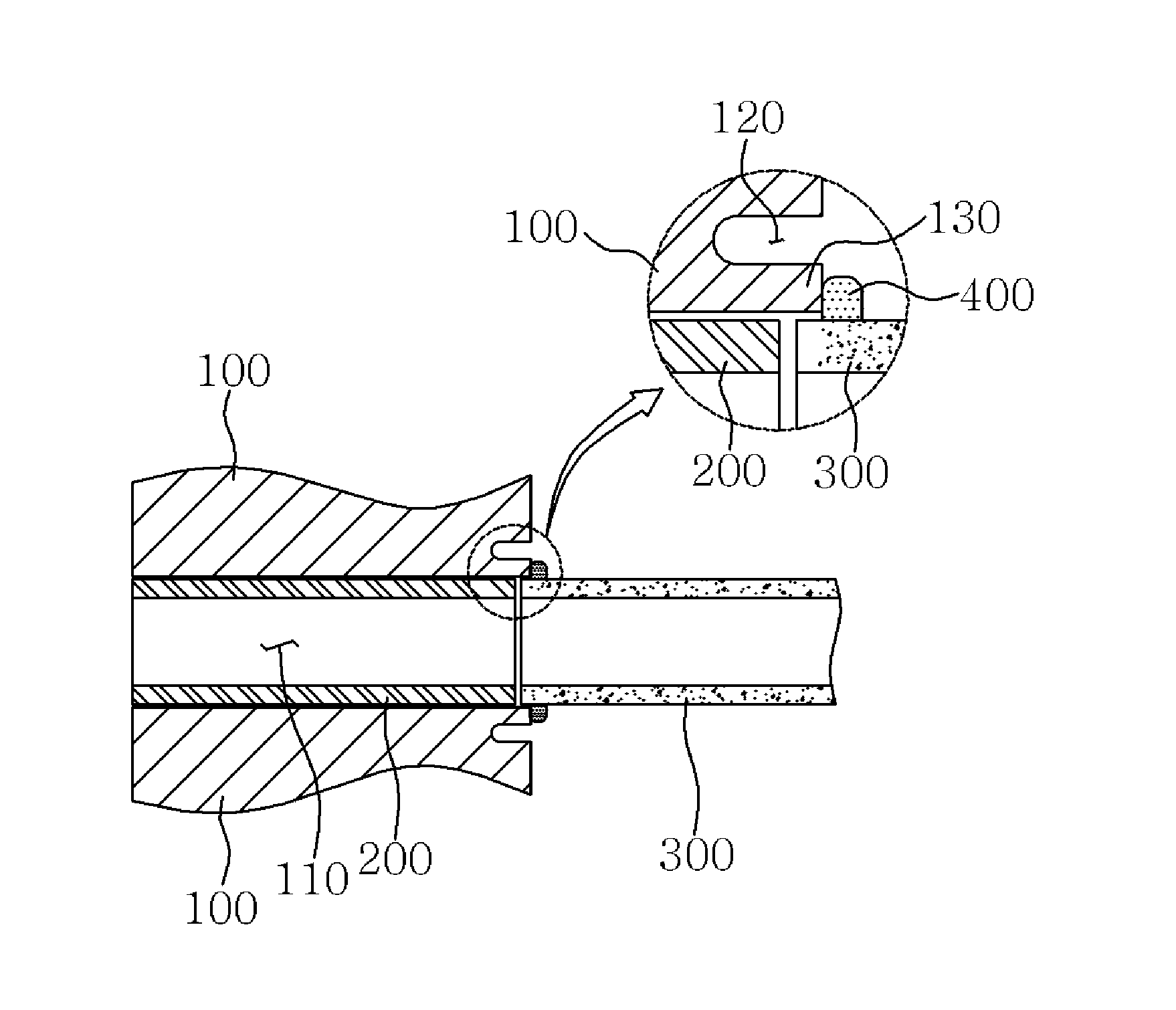 Welding method for shell and tube