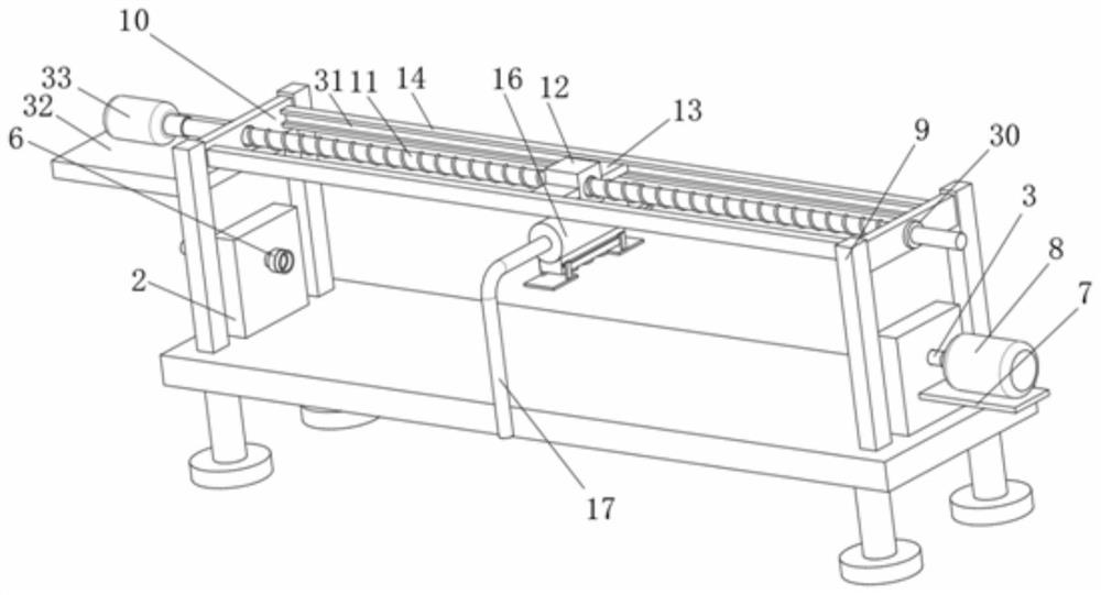 Automatic liquid supply mechanism of oil pipe paint spraying machine