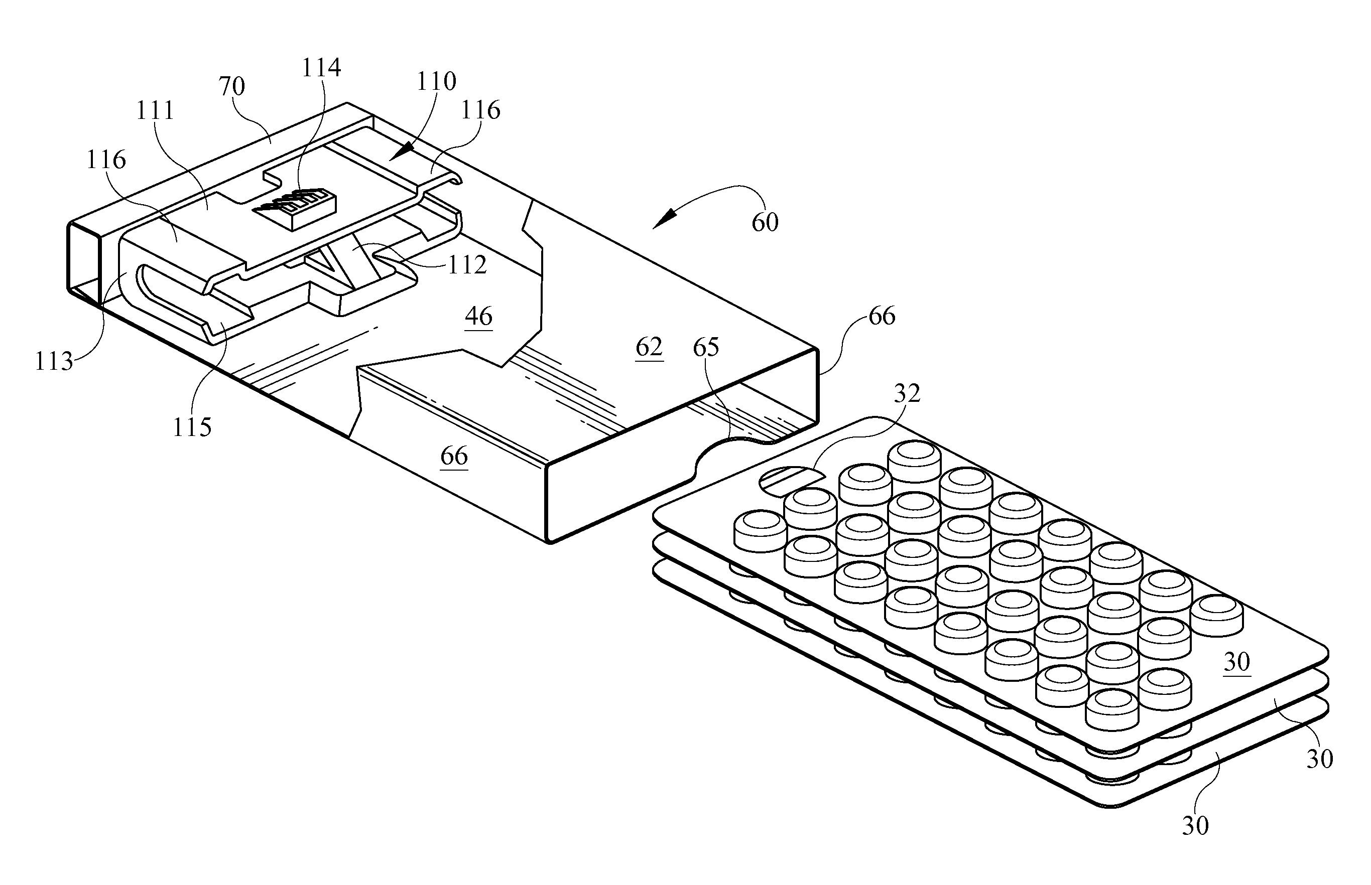 Multi-pack traveler component package insert